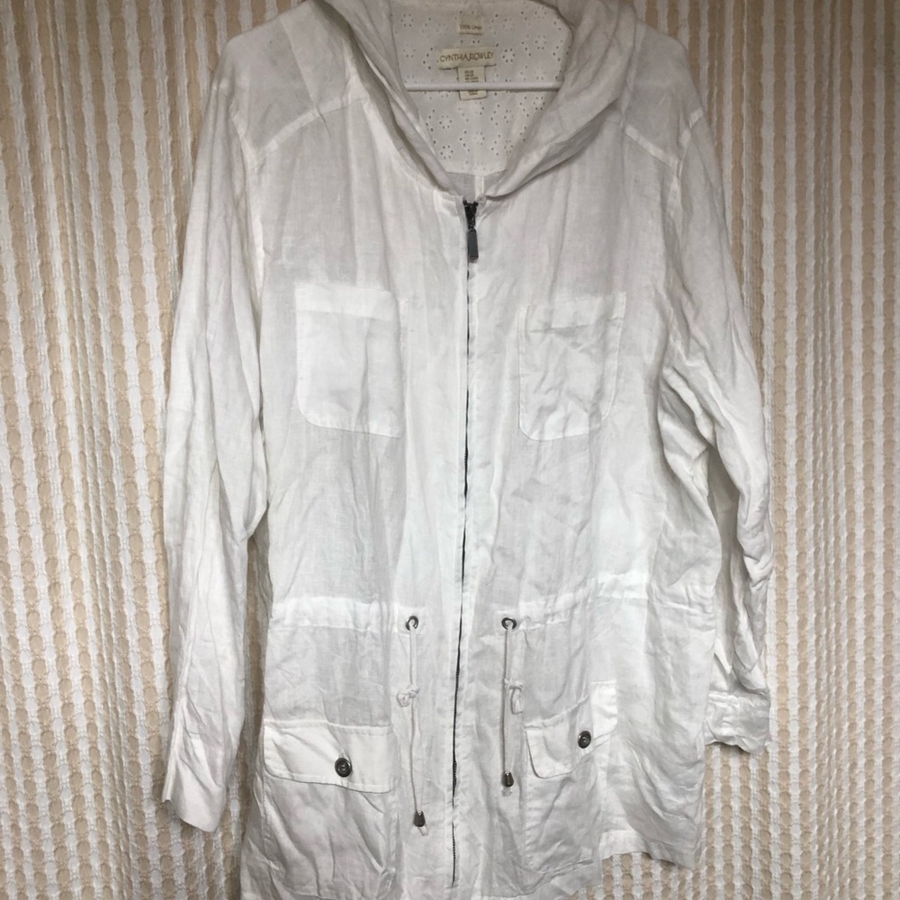 Cynthia Rowley linen jacket